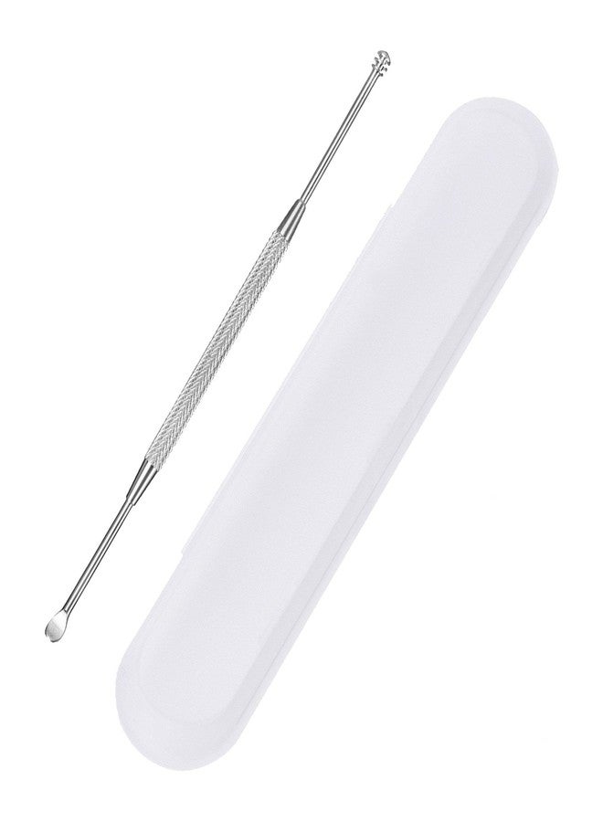 Mudder Steel Ear Pick Earwax Remover Spoon Ear Scraper Scratcher Ear Cleaner with Storage Box, 304 Stainless - Image 1